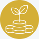 plant near coins
